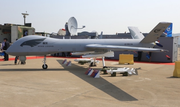 The Chinese drone MALE Wing Loong 2 and the various armaments it can implement Defense News | Combat drones | MALE drones