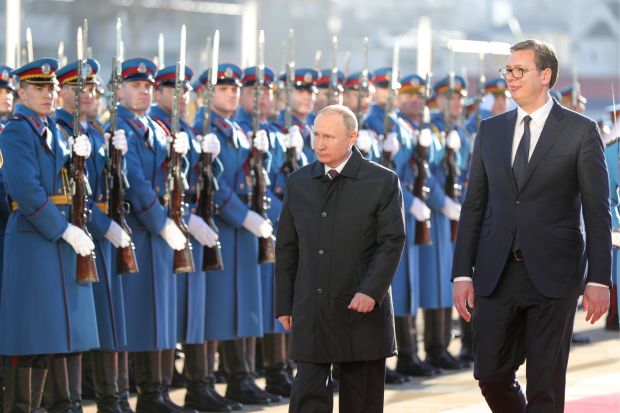 Serbie Vucic Poutine