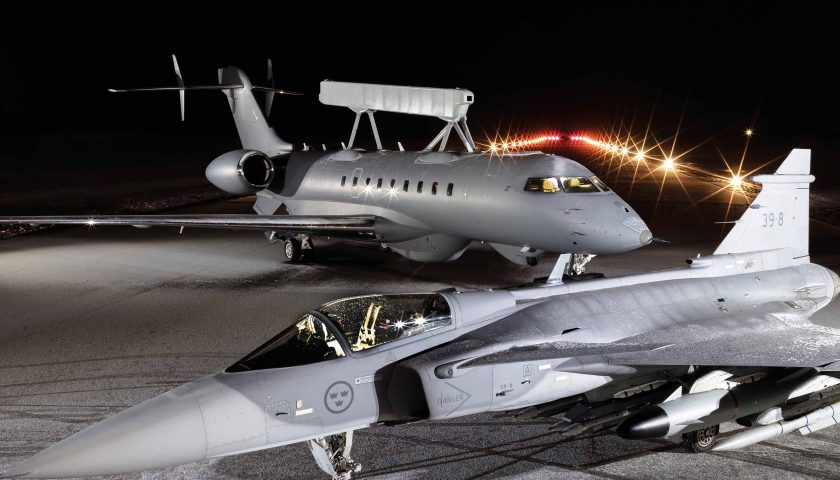 Saab Gripen E e alleanze militari GlobalEye | Analisi della difesa | Jet da combattimento