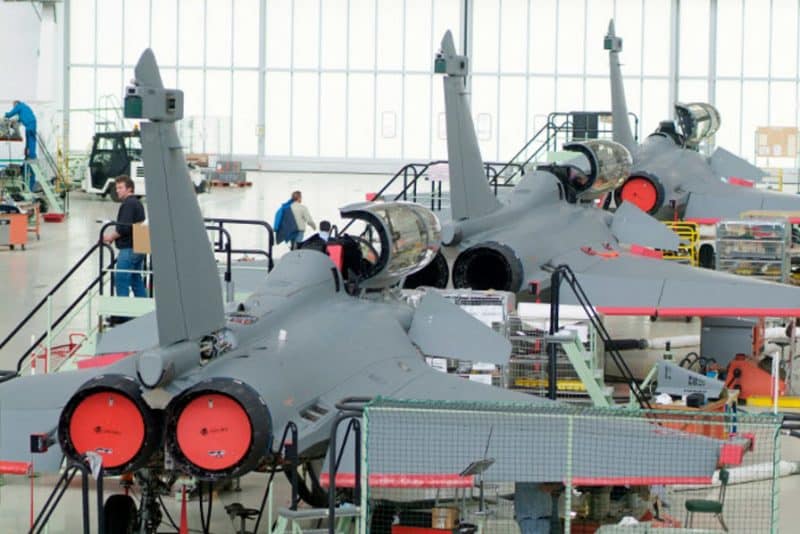 Dassault aviation chaine rafale Merignac