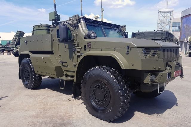UMZ T mine russie Actualités Défense | Construction de véhicules blindés | Contrats et Appels d'offre Défense