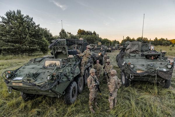 Stab der amerikanischen Stryker-Brigade, der von der US-Armee im Baltikum eingesetzt wird News Defense | Deutschland | Institutionelle Kommunikation im Verteidigungsbereich