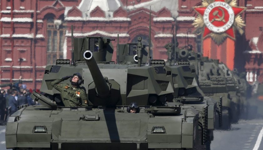 Parade T14 9. maj 2015 Forsvarsnyheder | MBT kampvogne | Konstruktion af pansrede køretøjer