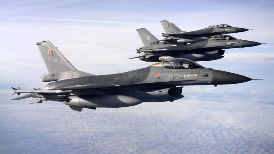 F-16 composante air  Belgique