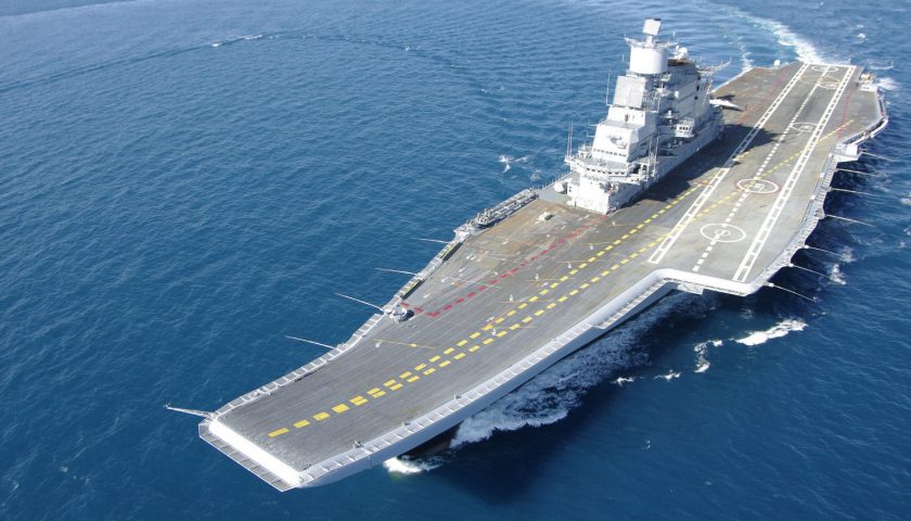印度 INS Vikramaditya 号试航防御分析| 战斗机