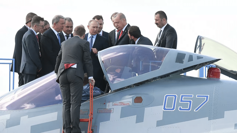 Erdogan Putin Su-57