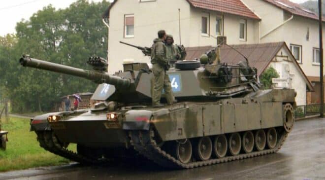 M1 Abrams 105 mm americká armáda