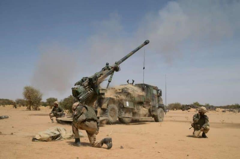 French CAESAR self-propelled gun in Iraq e1631549316311