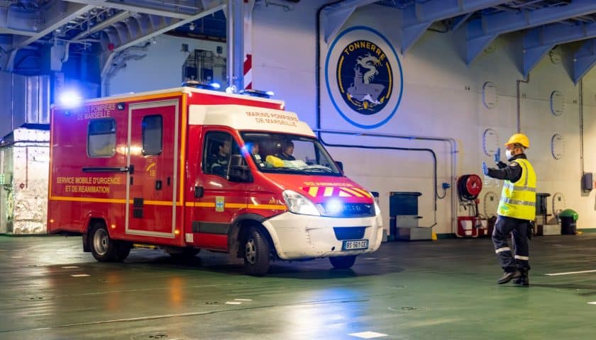 Marins Pompiers PHA Tonnerre Actualités Défense | Artillerie | Assaut amphibie