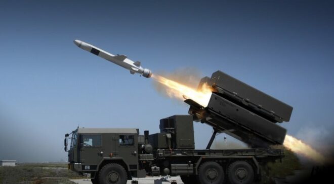 NSM-Raketen-Bodenwerfer e1584452606393 Kampfflieger | Militärflugzeugbau | Verteidigungsverträge und Ausschreibungen