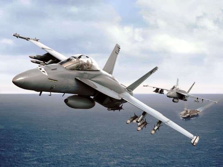 Avec le Super Hornet Block III, Boeing propose un avion ultra-connecté capable de contrer les menaces furtives