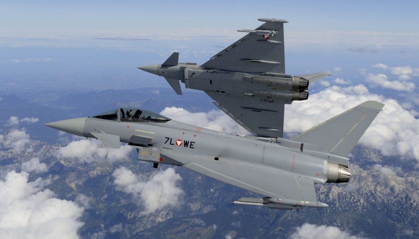 typhoon Новости обороны Австрии | Истребительная авиация | Военное авиастроение