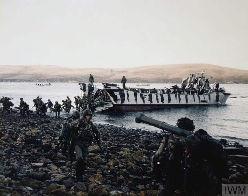 den britiske hær i Falklandsøerne demonstrerede effektiviteten af ​​en professionel hær