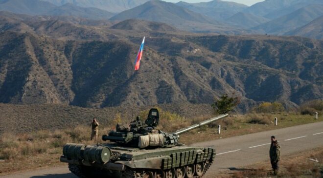 Armenia Nagorno-Karabaj 2020 Fuerzas rusas