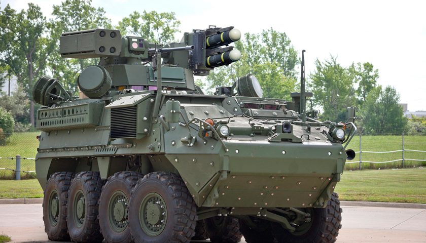 22mar Stryker IM SHORAD Análisis de defensa | Armas Láser y Energía Dirigida | Defensa aérea
