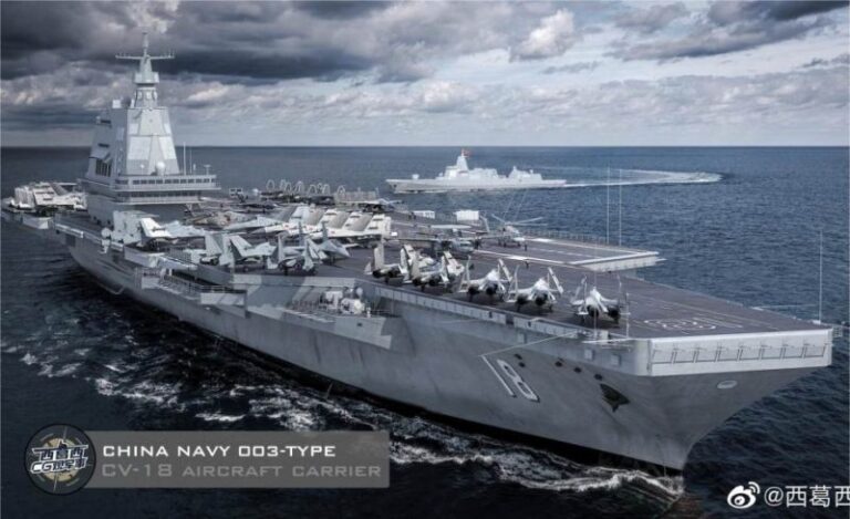 Lancement imminent du nouveau porte-avions Type 003 chinois