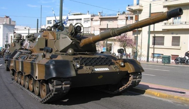 grekiska Leopard1A5 jaktflygplan | Försvarsmaktens budgetar och försvarsinsatser | MBT stridsvagnar