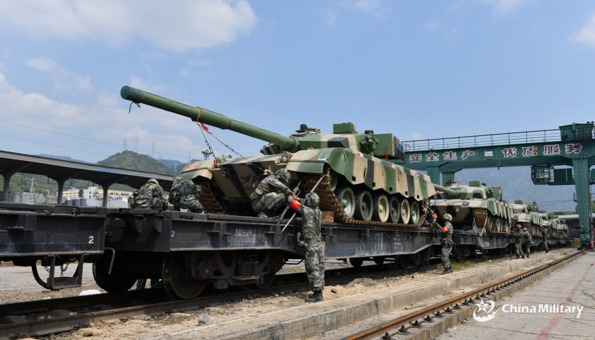 PLA Type96 Train Actualités Défense | Alliances militaires | Entrainements et Exercices militaires