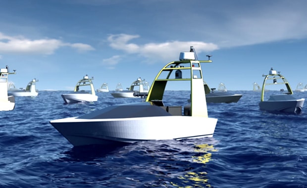 Hanwa USV-zwermverdedigingsanalyse | Militaire marineconstructies | Militaire drones en robotica