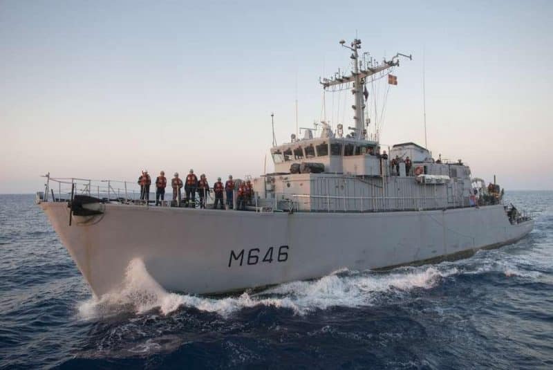 Treparts minejæger nationale flåde