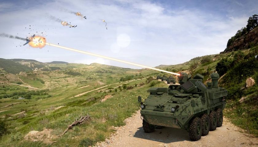 Raytheon Guardian Stryker USArmy Actualités Défense | Armes Laser et énergie dirigée | Contrats et Appels d'offre Défense