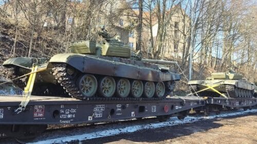 T72M1 Česká republika Ukrajina e1649262609833 Protitankové strely | Belgicko | Ľahké tanky a obrnený prieskum