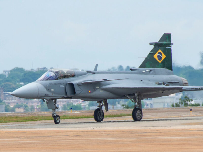 Første Gripen i Brasilien Forsvarsnyheder | Jagerfly | Brasilien