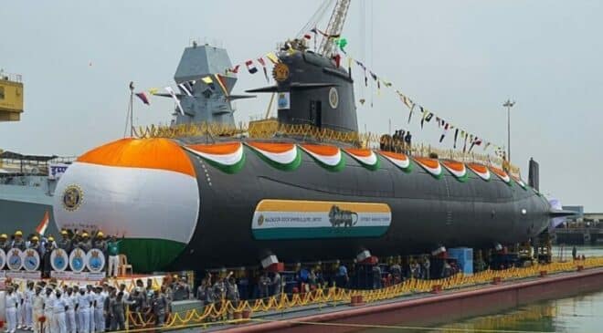 Kalvari klasse ubåd Scorpene Indien