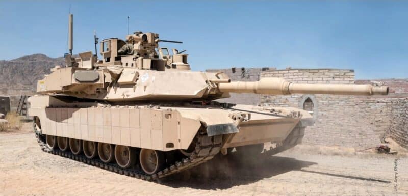 M1A2 Abrams met trofee