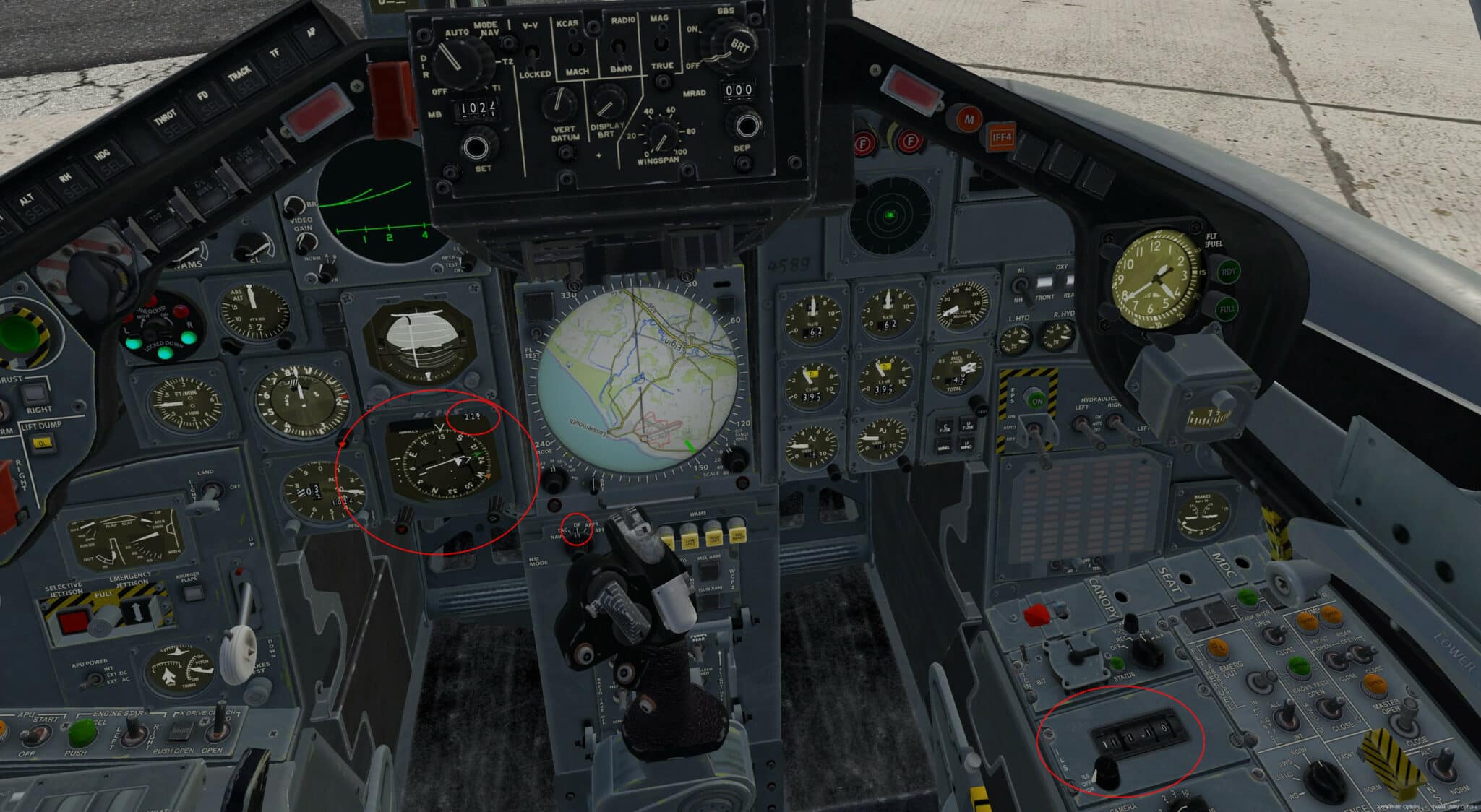 Tornado navigation cockpit skaleret styresystemer | USA | Den Russiske Føderation