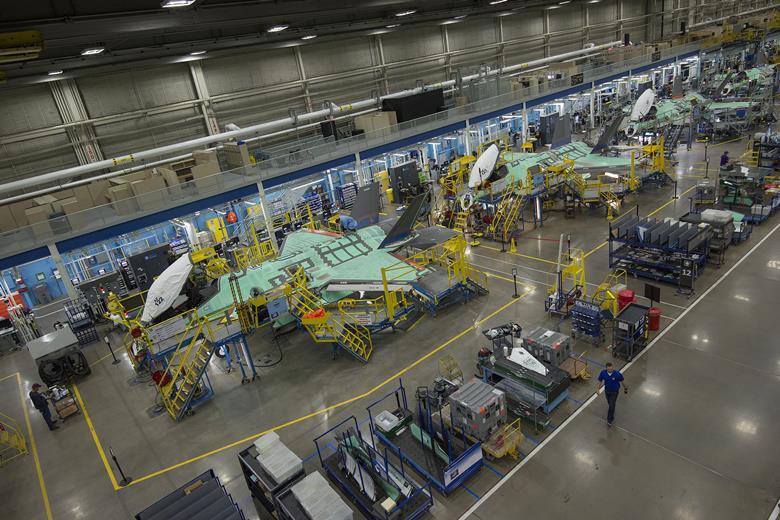 ligne assemblage F-35 Lockheed Martin