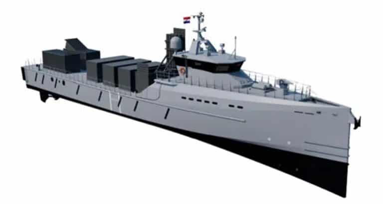 La Marine néerlandaise envisage l’acquisition de navire à équipage réduit pour soutenir ses frégates