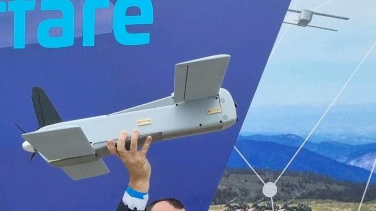 Thales présente la nouvelle munition rôdeuse légère Toutatis au salon du Bourget