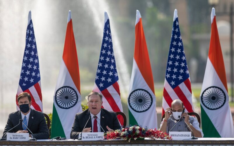 pompeo india e1686057715112 Etats-Unis | Coopération internationale technologique Défense | Flash Défense