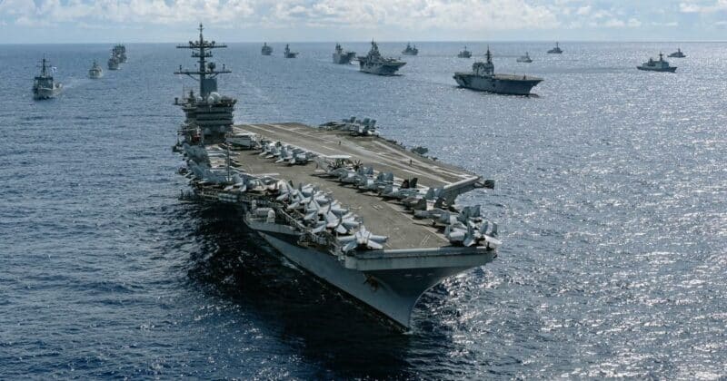 Amerikansk flådeflåde e1689780538836 Spændinger mellem USA og Kina | Militære alliancer | Forsvarsanalyse