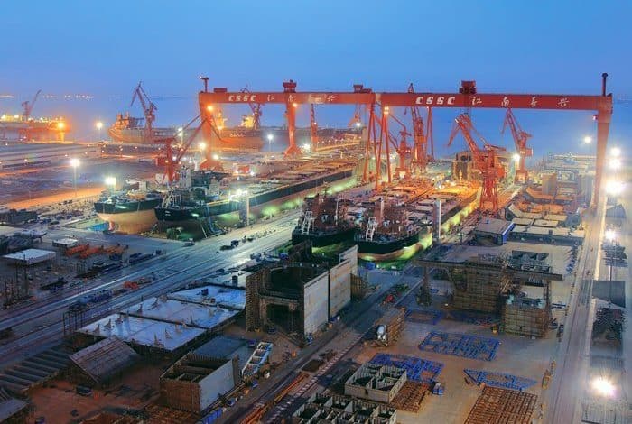 Les capacités industrielles navales chinoises 200 fois plus importantes que celles des États-Unis