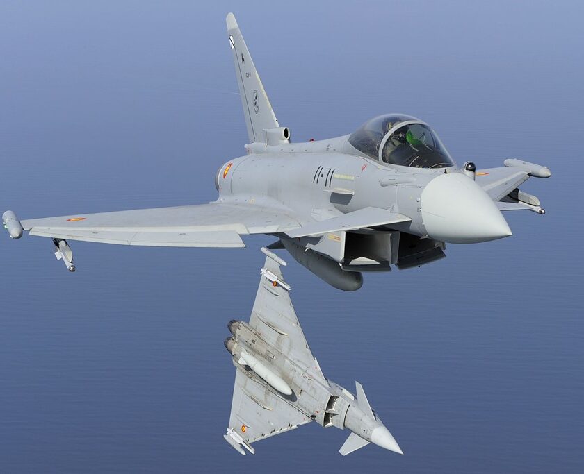 Eurofighter-tyfonen i Spanien