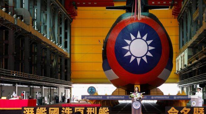 lancement sous-marin Hai Kun discours présidente Tsai Ing-wen