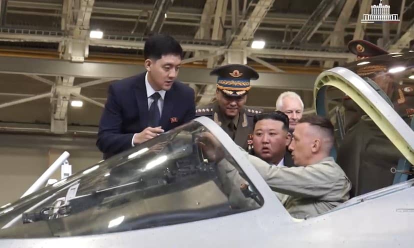 KIm jong un Su-57 Moscou septembre 2023