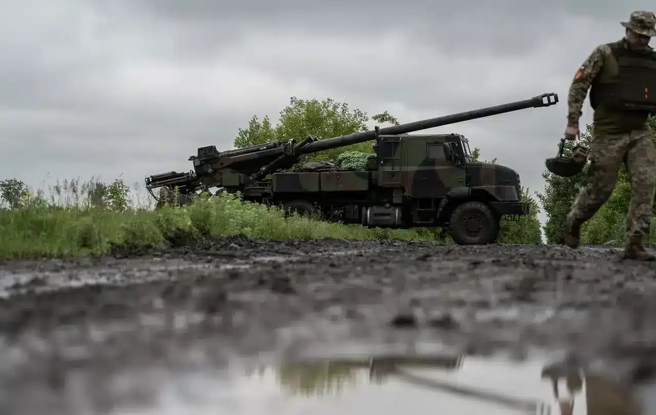 CAesar 55eme birage ukraine Artillerie | Actualités Défense | Belgique