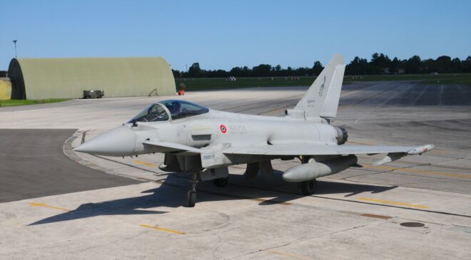 Euro Fighter Typhoon italiensk luftvåben