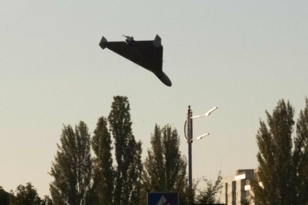 Drone d'attaque Shahed 136 en Ukraine
