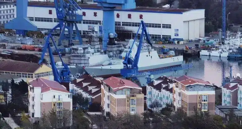 كورفيت الشبح الصينية لبناء السفن