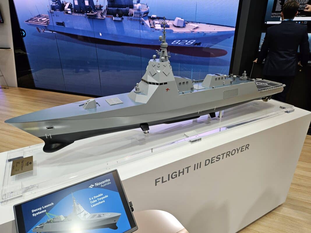 Destroyer Flight III Navantia indopacific Expo 2023