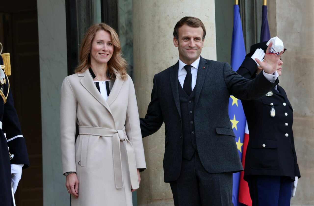 Kaja Kallas et Emmnuel Macron