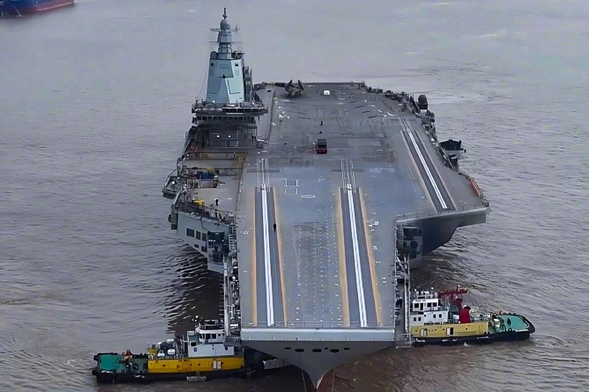 La Marine chinoise fait du blocus de Taïwan son fil directeur industriel 3 Porte-avions Fujian CV-18 Marine chinoise