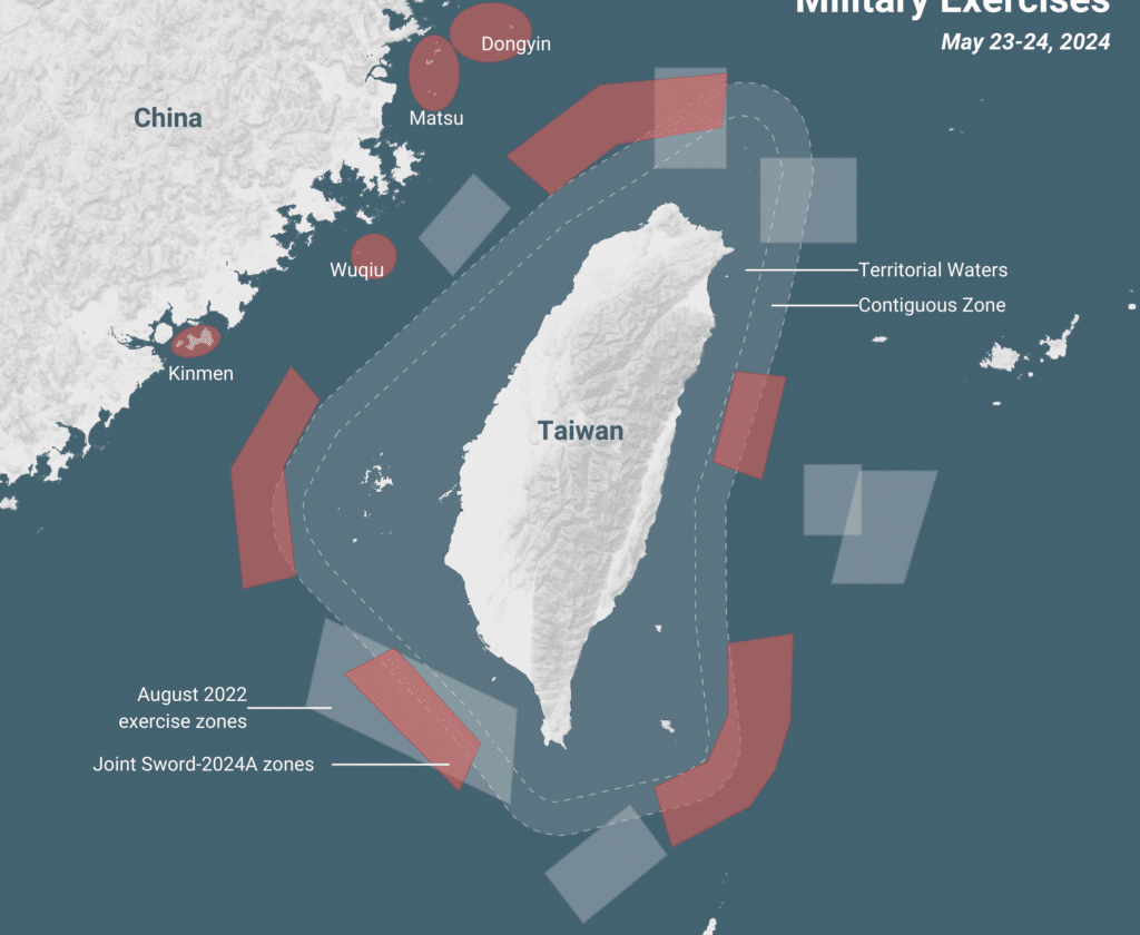 blocus de Taiwan Joint Sword 2024A CSIS
