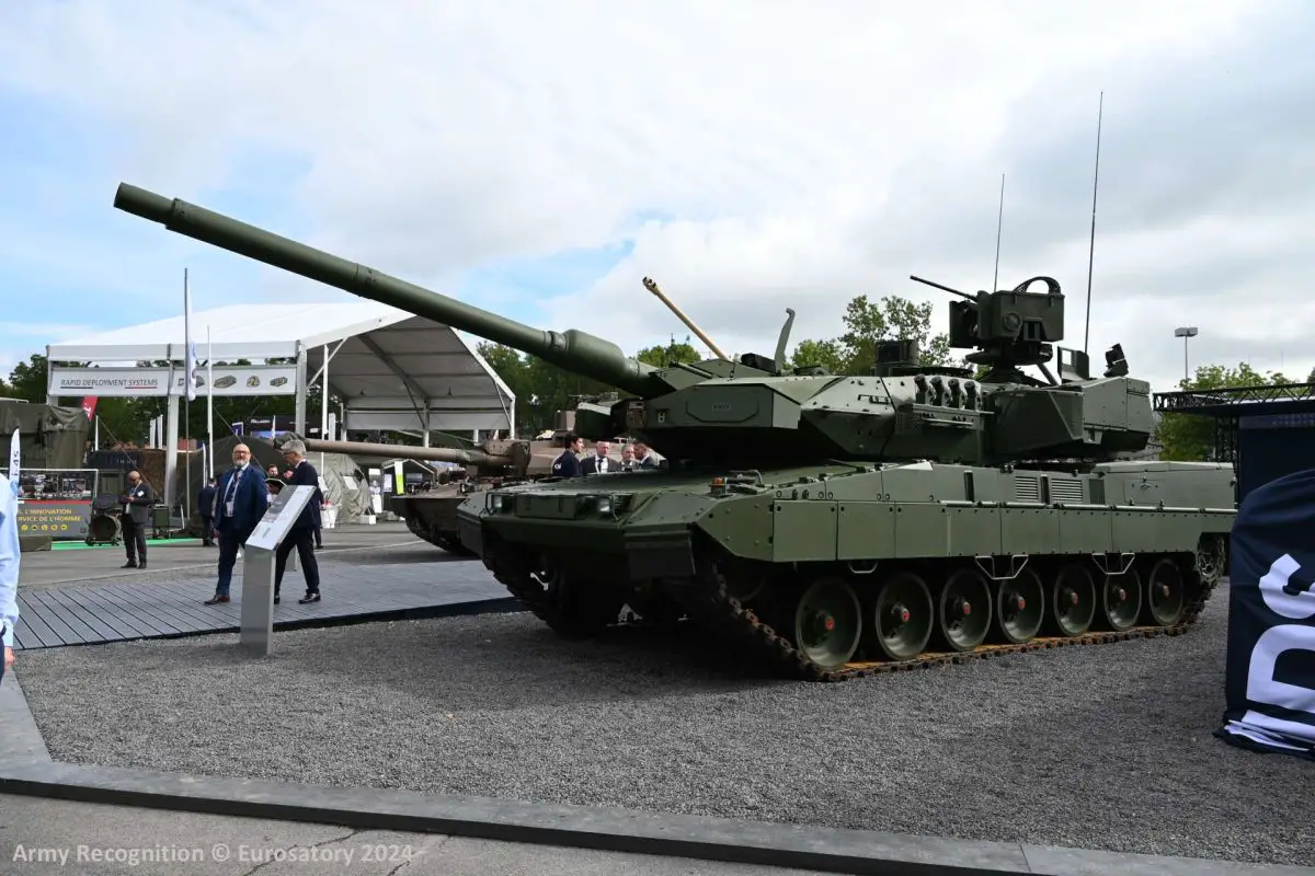 KNDS prépare le char de génération intermédiaire, y compris pour la France ! 1 Leopard 2A8 de KNDS au salon Eurosatory 2024