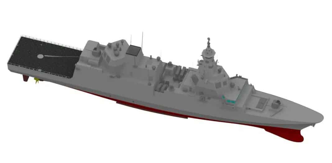 Fremm Evo Marina Militare babord