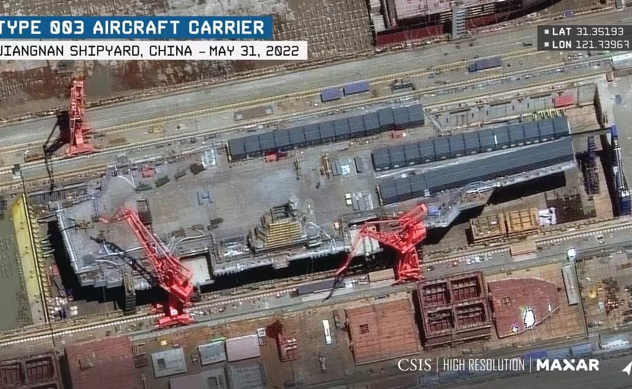 construction porte-avions Fujian CSSC Shanghai